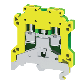 Ground / Earth Terminal Blocks for multi-rail mounting connectwell CGT4U