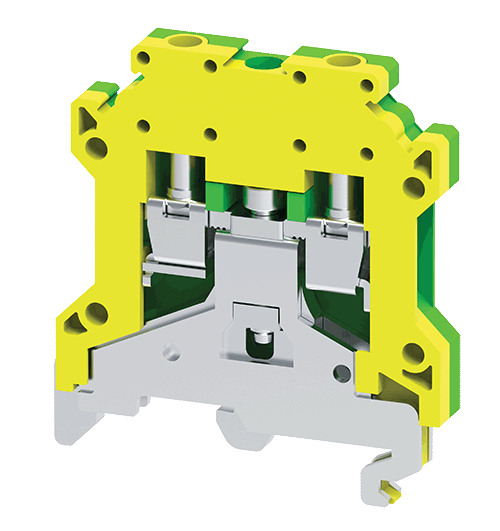 Ground / Earth Terminal Blocks for multirail mounting connectwell CGT4U